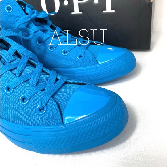 Converse x O.P.I. Ctas Canvas High Top Cyan Space - Picture 7 of 9